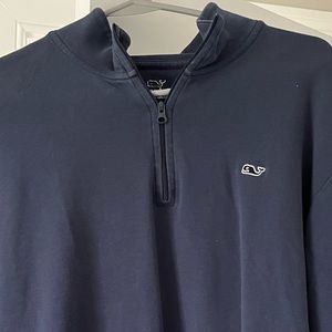 Mens Vineyard Vines qtr zip cotton pullover